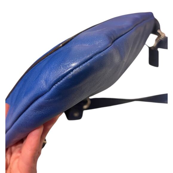 Vintage Coach Penelope Royal Blue Leather Crossbody Purse - Picture 6 of 7